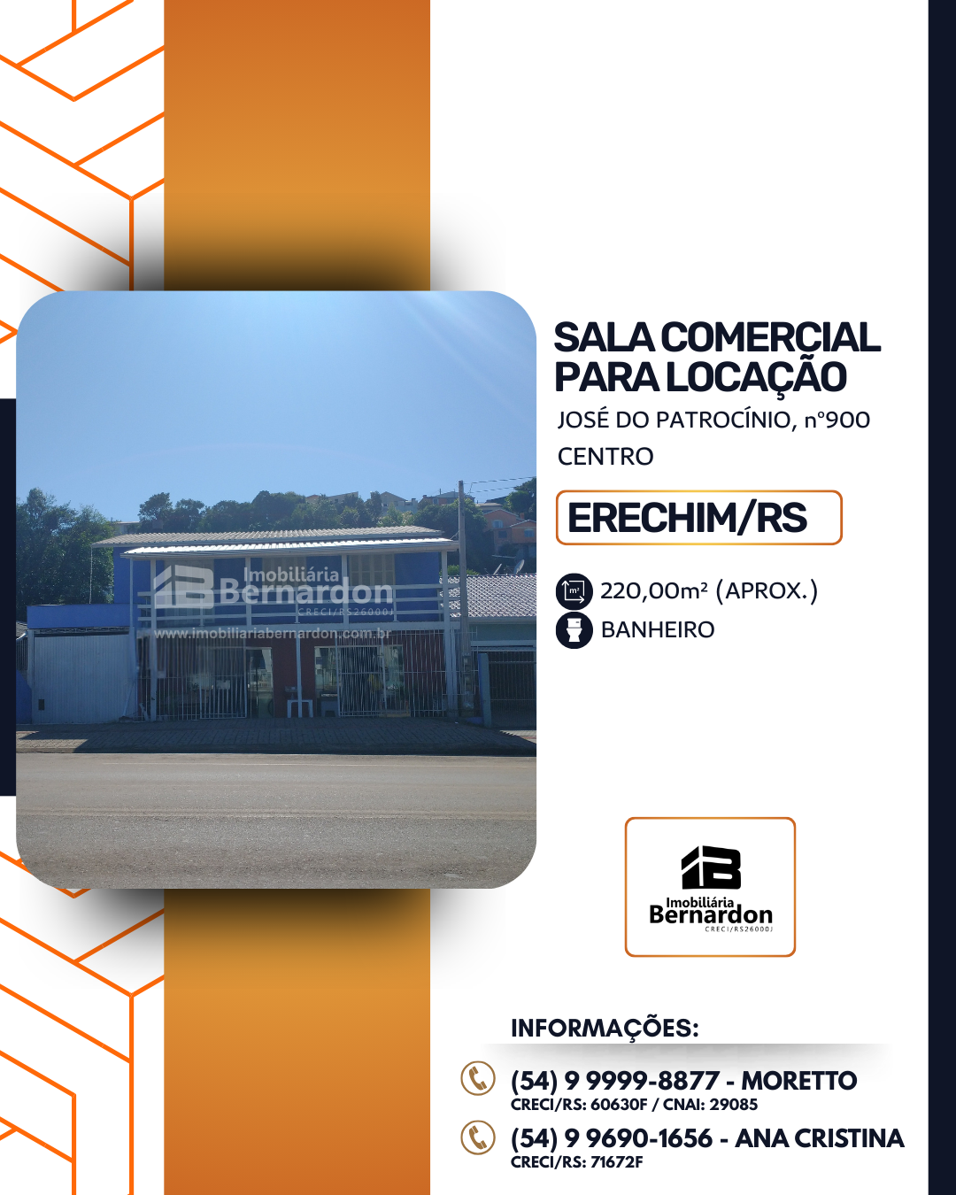 Imagem: Sala comercial para locação no Bairro Bela Vista em Erechim